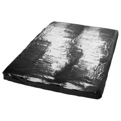 Fetish - lakk lepedő - fekete (200 x 230cm)