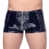Black Level - cipzáras, fényes férfi short (fekete)