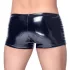 Black Level - cipzáras, fényes férfi short (fekete)