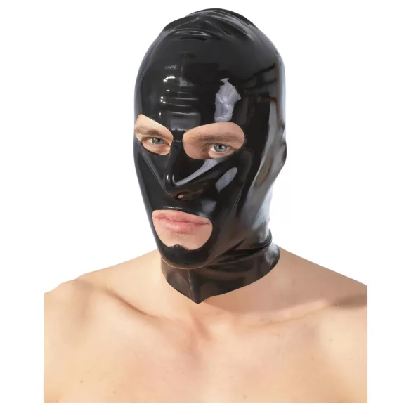 LATEX - szopó álarc (fekete)