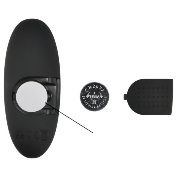 Mrow - világító, rádiós anál vibrátor (fekete)