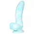 OgazR Sea Serpent - barázdált dildó - 17 cm (kék-fehér)