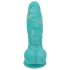 OgazR Sea Serpent - barázdált dildó - 17 cm (kék-fehér)