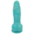 OgazR Sea Serpent - barázdált dildó - 17 cm (kék-fehér)
