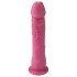 OgazR Optimus - tapadókorongos élethű dildó - 22 cm (pink)