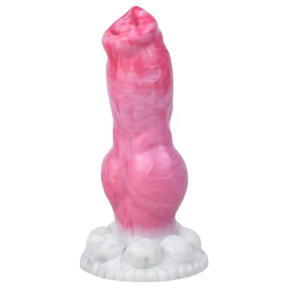 Animalorny Buldog - kutya pénisz dildó - 17 cm (pink)