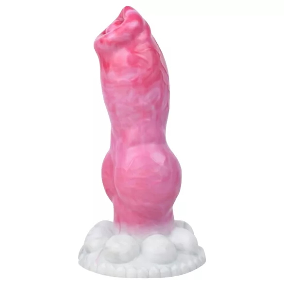 Animalorny Buldog - kutya pénisz dildó - 17 cm (pink)