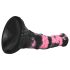 Bad Horse - szilikon ló pénisz dildó - 18cm (fekete-pink)