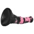 Bad Horse - szilikon ló pénisz dildó - 18 cm (fekete-pink)