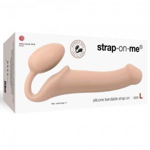 Strap-on-me L - tartópánt nélküli felcsatolható dildó - nagy (natúr)