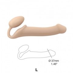   Strap-on-me L - tartópánt nélküli felcsatolható dildó - nagy (natúr)
