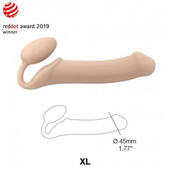 Strap-on-me XL - tartópánt nélküli felcsatolható dildó - extra nagy (natúr)