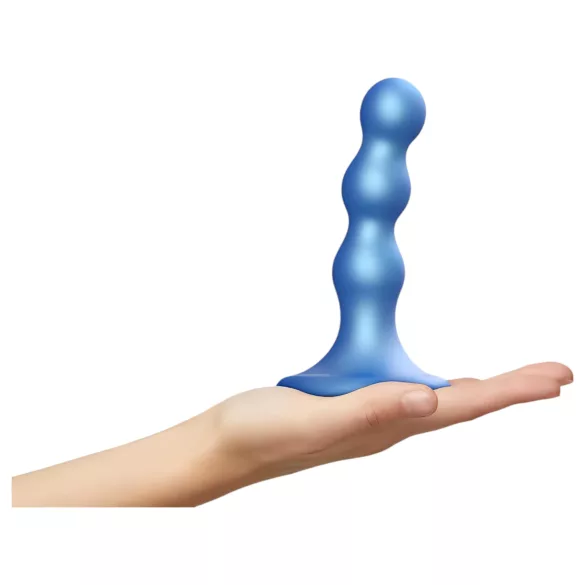 Strap-on-me Balls S - gömbös, tapadókorongos dildó (kék)