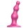 Strap-on-me Beads S - gyöngyös, tapadókorongos dildó (pink)