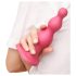 Strap-on-me Beads S - gyöngyös, tapadókorongos dildó (pink)