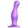 Strap-on-me Curvy L - hullámos, tapadókorongos dildó (lila)