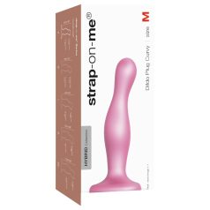 Strap-on-me Curvy M - hullámos, tapadókorongos dildó (pink)   Strap-on-me Curvy M - hullámos, tapadókorongos dildó (pink)