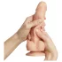 Strap-on-me S - kétrétegű, tapadókorongos dildó (testszínű)