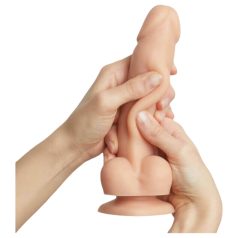Strap-on-me M - kétrétegű, tapadókorongos dildó (natúr)   Strap-on-me M - kétrétegű, tapadókorongos dildó (natúr)