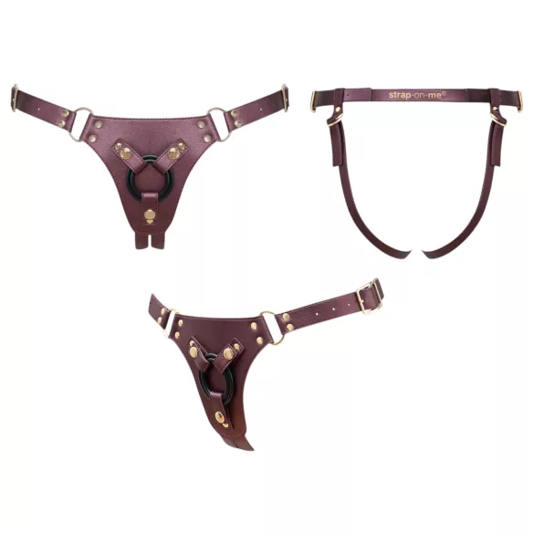 Strap-on-me - alsó felcsatolható dildóhoz - XS-XXL (barna)