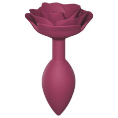 Love to Love Open Roses M - szilikon anál plug (piros) Love to Love Open Roses M - szilikon anál plug (piros)