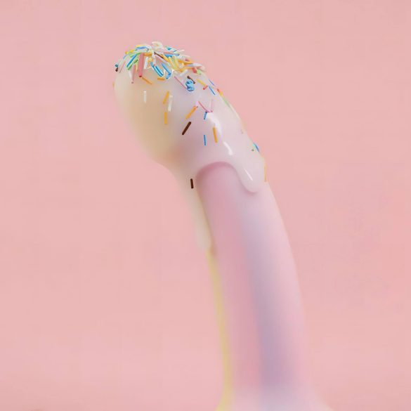 Dildolls Fantasia - tapadókorongos szilikon dildó (csíkos)