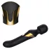 Dorcel Dual Orgasms Gold - 2in1 masszírozó vibrátor, wand masszírozó (fekete)