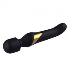   Dorcel Dual Orgasms Gold - akkus, 2in1 masszírozó vibrátor (fekete)