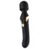 Dorcel Dual Orgasms Gold - 2in1 masszírozó vibrátor, wand masszírozó (fekete)