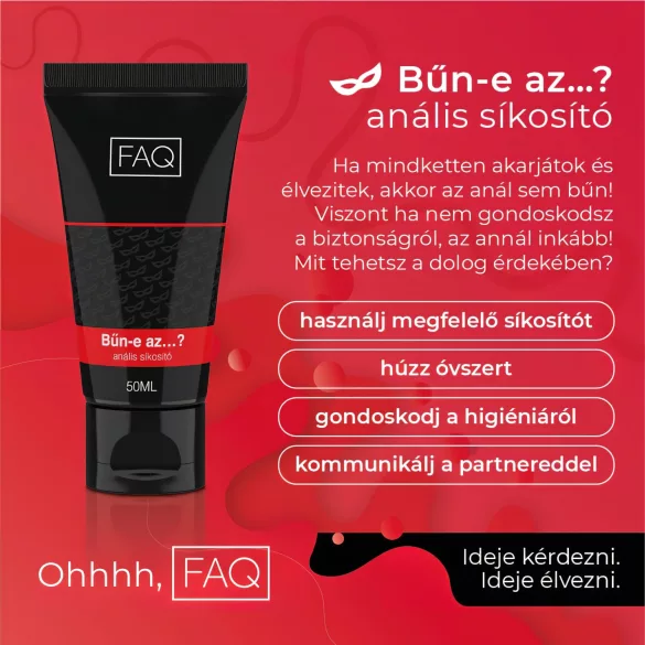 FAQ - Bűn-e az…? anál síkosító (50ml)