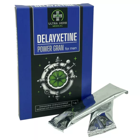 Delayxetine - étrend kiegészítő zselé férfiaknak (7 tasak)