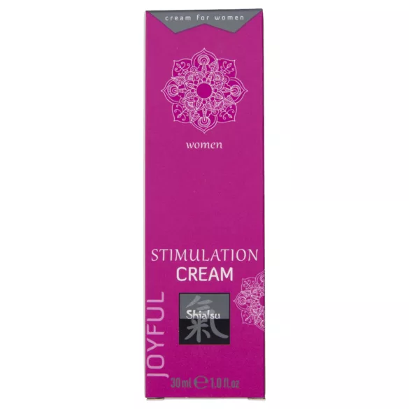 HOT Shiatsu Joyful - folyékony vibrátor stimuláló krém nőknek (30 ml)