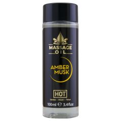 HOT bőrápoló masszázsolaj - borostyán pézsma (100ml) HOT bőrápoló masszázsolaj - borostyán pézsma (100ml)