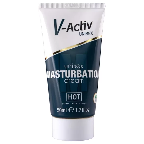 Hot V-Active - stimuláló unisex maszturbációs krém (50 ml)