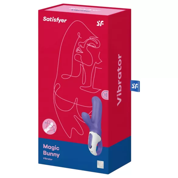 Satisfyer Magic Bunny - vízálló csiklókaros vibrátor (lila)