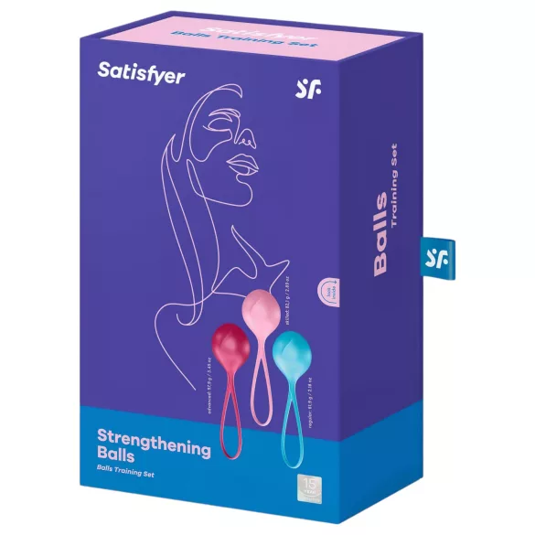 Satisfyer Strengthening Balls - gésagolyó szett (3 részes)