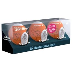 Satisfyer Egg Crunchy - tojás maszturbátor szett (3db) Satisfyer Egg Crunchy - tojás maszturbátor szett (3db)