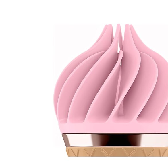 Satisfyer Sweet Treat - akkus, forgó csikló vibrátor (pink-barna)