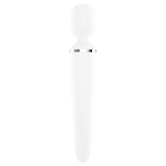 Satisfyer Wand-er Woman - akkus, vízálló masszírozó vibrátor (fehér)