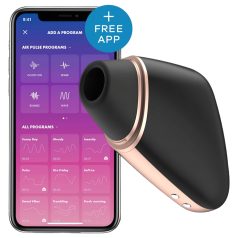 Satisfyer Love Triangle - okos léghullámos csiklóizgató (fekete)   Satisfyer Love Triangle - okos léghullámos csiklóizgató (fekete)