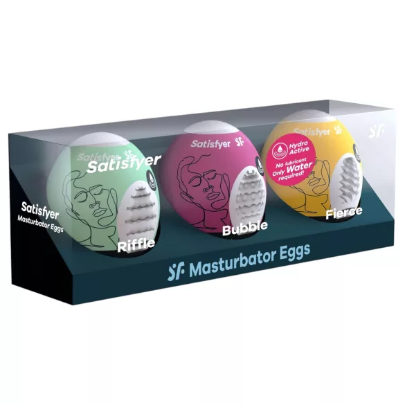 Satisfyer Egg RBF - tojás maszturbátor szett (3db)