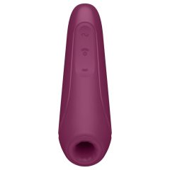   Satisfyer Curvy 1+ - okos, akkus, vízálló csiklóizgató vibrátor (rózsa vörös)