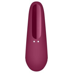   Satisfyer Curvy 1+ - okos, akkus, vízálló csiklóizgató vibrátor (rózsa vörös)