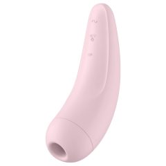   Satisfyer Curvy 2+ - okos, akkus, vízálló csiklóizgató vibrátor (pink)