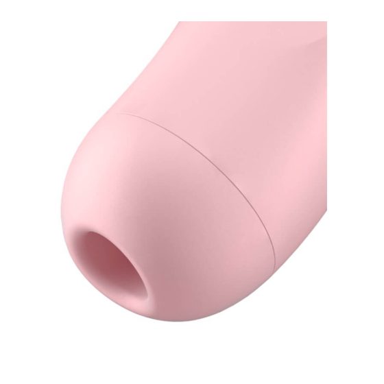 Satisfyer Curvy 2+ - okos, akkus, vízálló csiklóizgató vibrátor (pink)
