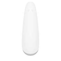  Satisfyer Curvy 2+ - okos, akkus, vízálló csiklóizgató vibrátor (fehér)