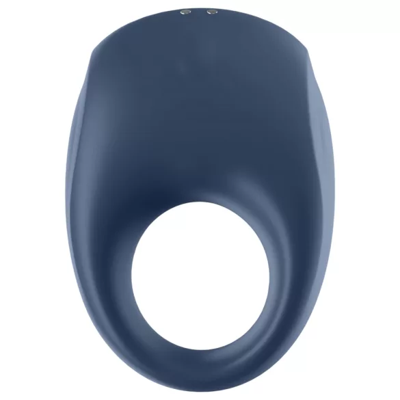 Satisfyer Strong One - App-vezérelt vibrációs péniszgyűrű (kék)