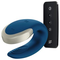 Satisfyer Double Love - okos párvibrátor (kék) Satisfyer Double Love - okos párvibrátor (kék)