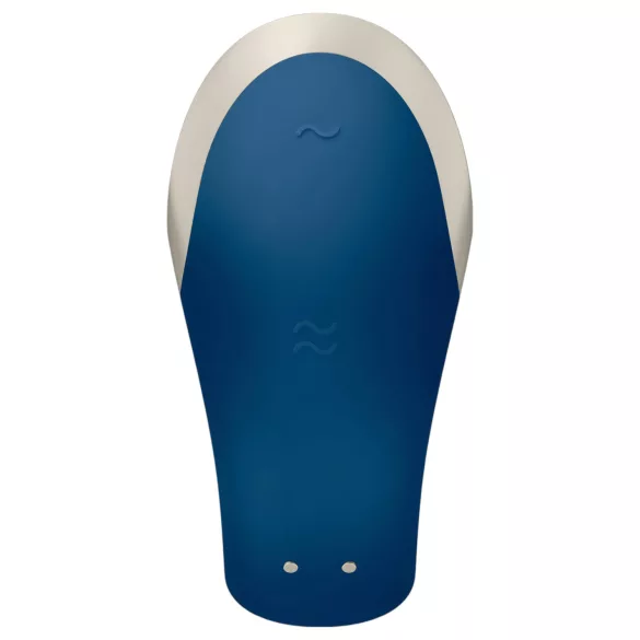 Satisfyer Double Love - okos párvibrátor (kék)