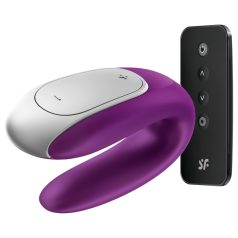Satisfyer Double Fun - okos párvibrátor (lila) Satisfyer Double Fun - okos párvibrátor (lila)